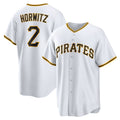 Pittsburgh Pirates #2 Spencer Horwitz White Tomch Home Replica Jersey