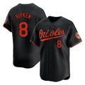 Baltimore Orioles #8 Cal Ripken Player Black Tomch Limited Home Game Stitched Jerseys