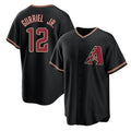 Arizona Diamondbacks #12 Lourdes Gurriel Jr. Black Tomch Cool Base Stitched Jersey