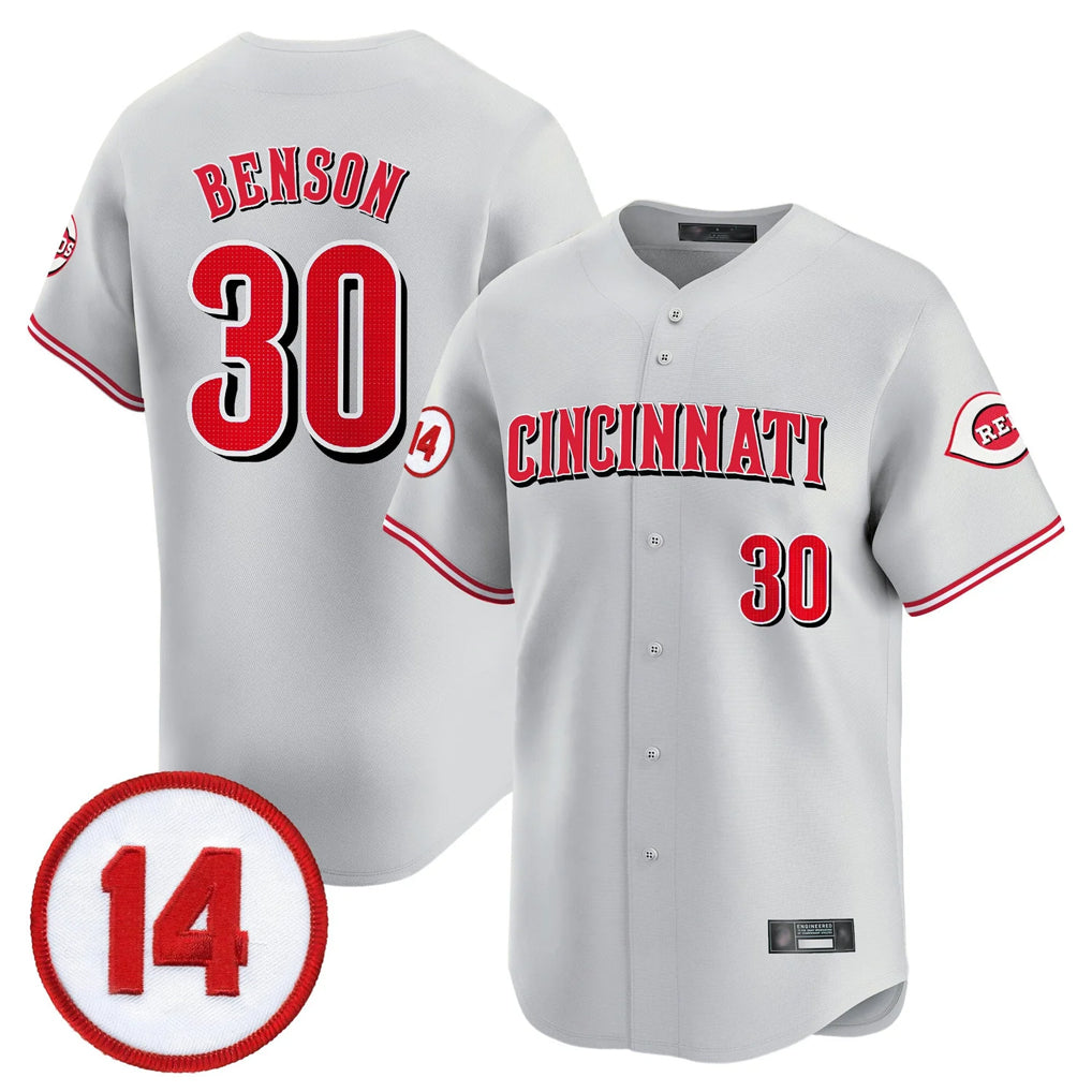 Cincinnati Reds #30 Ken Griffey Player Gray Tomch Vapor Premier Limited Home Stitched Jerseys