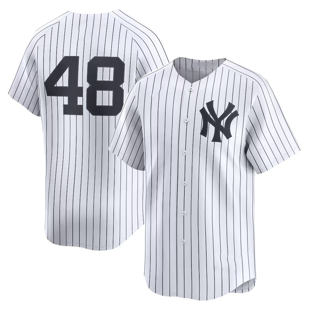 New York Yankees #48 Paul Goldschmidt White Tomch Home Limited Player Jersey