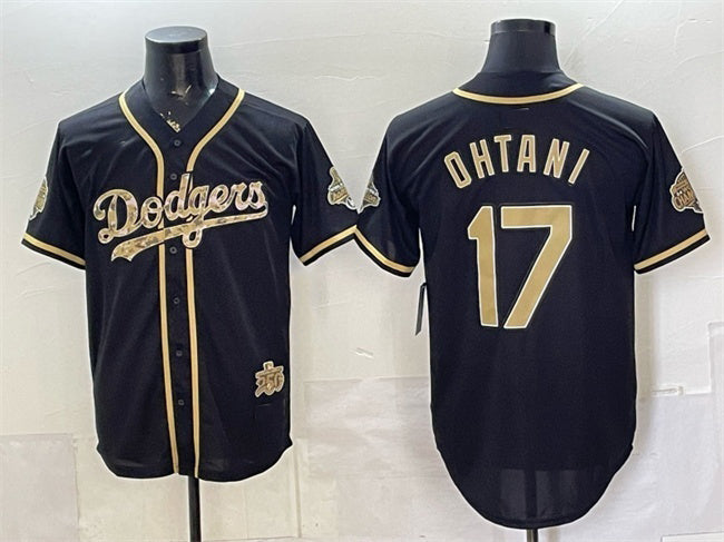 Los Angeles Dodgers #17 Shohei Ohtani Black Tomch 2026 Armed Forces Day Stitched Jersey