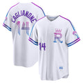 Kansas City Royals #14 Jac Caglianone White Thaam 2026 City Connect Stadium Jersey