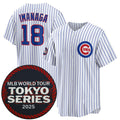 Chicago Cubs #18 Sh¨­ta Imanaga White Thaam 2025 World Tour Tokyo Series Home Stitched Jersey