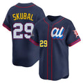 Detroit Tigers #29 Tarik Skubal Player Navy Tomch Limited American League All-Star Edition Stitched Jerseys